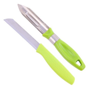 Cheforra Combo Set of Kitchen Knife 420 + Peeler - Set of 2 | Premium Stainless Steel | PP Handle