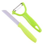 Cheforra Combo Set of Kitchen Knife 420 + Y-Peeler - Set of 2 | Premium Stainless Steel | PP Handle