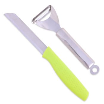 Cheforra Combo Set of Kitchen Knife 420 + Y-Peeler - Set of 2 | Premium Stainless Steel