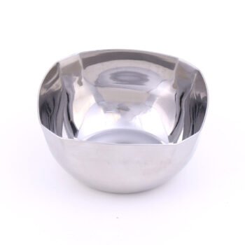 Cheforra Vegetable / Dal Bowl - Double Square - Set of 6 pcs | Premium Stainless Steel