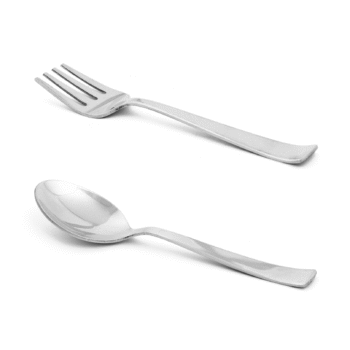 Cheforra Combo Set of Dinner Spoon & Dinner Fork - 6 + 6 | Premium Stainless Steel