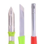 0 Universal Kitchen Knife + Peeler – PP + Gas lighter – SS ABS body