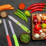 0 Universal Kitchen Knife + Peeler – PP + Gas lighter – SS ABS body