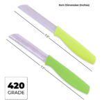 0 Kitchen Knife 420 – Plain + Kitchen Knife 420 – Laser