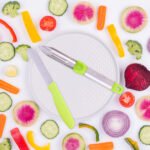 1 Kitchen Knife 420 – Plain + Peeler – SS