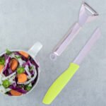 0 Kitchen Knife 420 – Plain + Y-Peeler SS