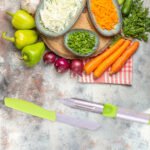 1 Kitchen Knife 420 – Plain + Peeler – SS