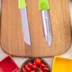 1 Kitchen Knife 420 – Plain + Peeler – SS